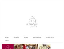 Tablet Screenshot of le-clocher.com